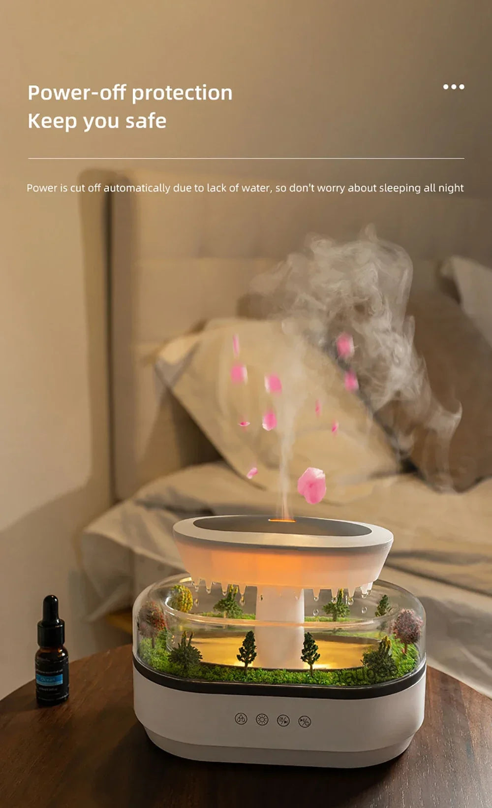 Essential oil diffuser - Forest landscape