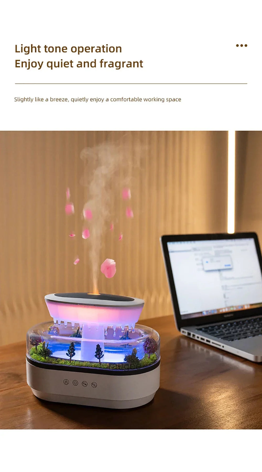 Essential oil diffuser - Forest landscape