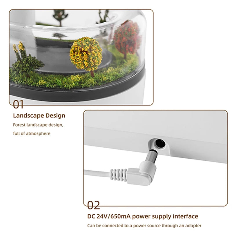 Essential oil diffuser - Forest landscape
