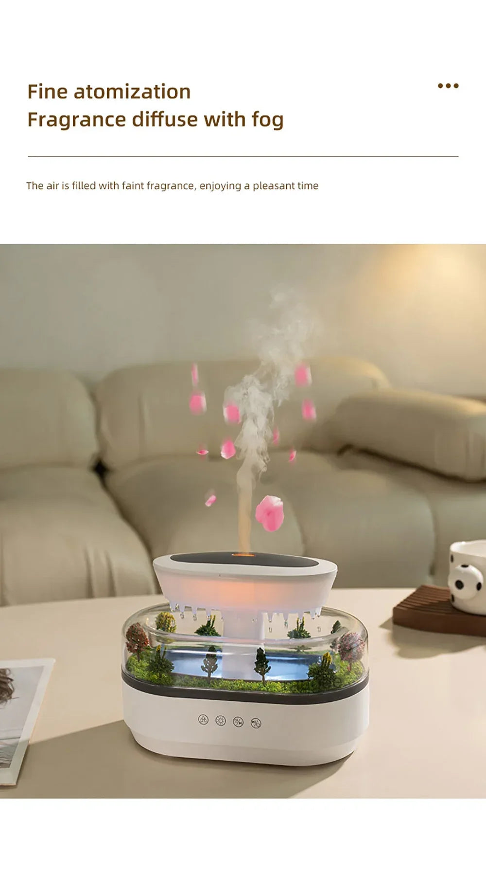 Essential oil diffuser - Forest landscape