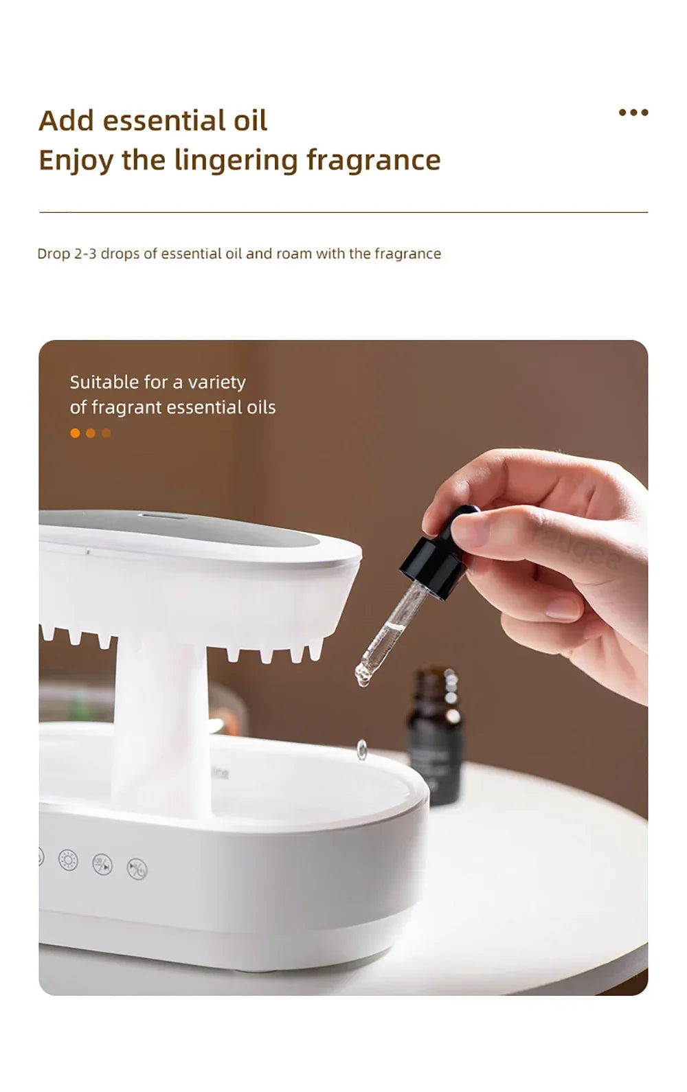 Essential oil diffuser - Forest landscape