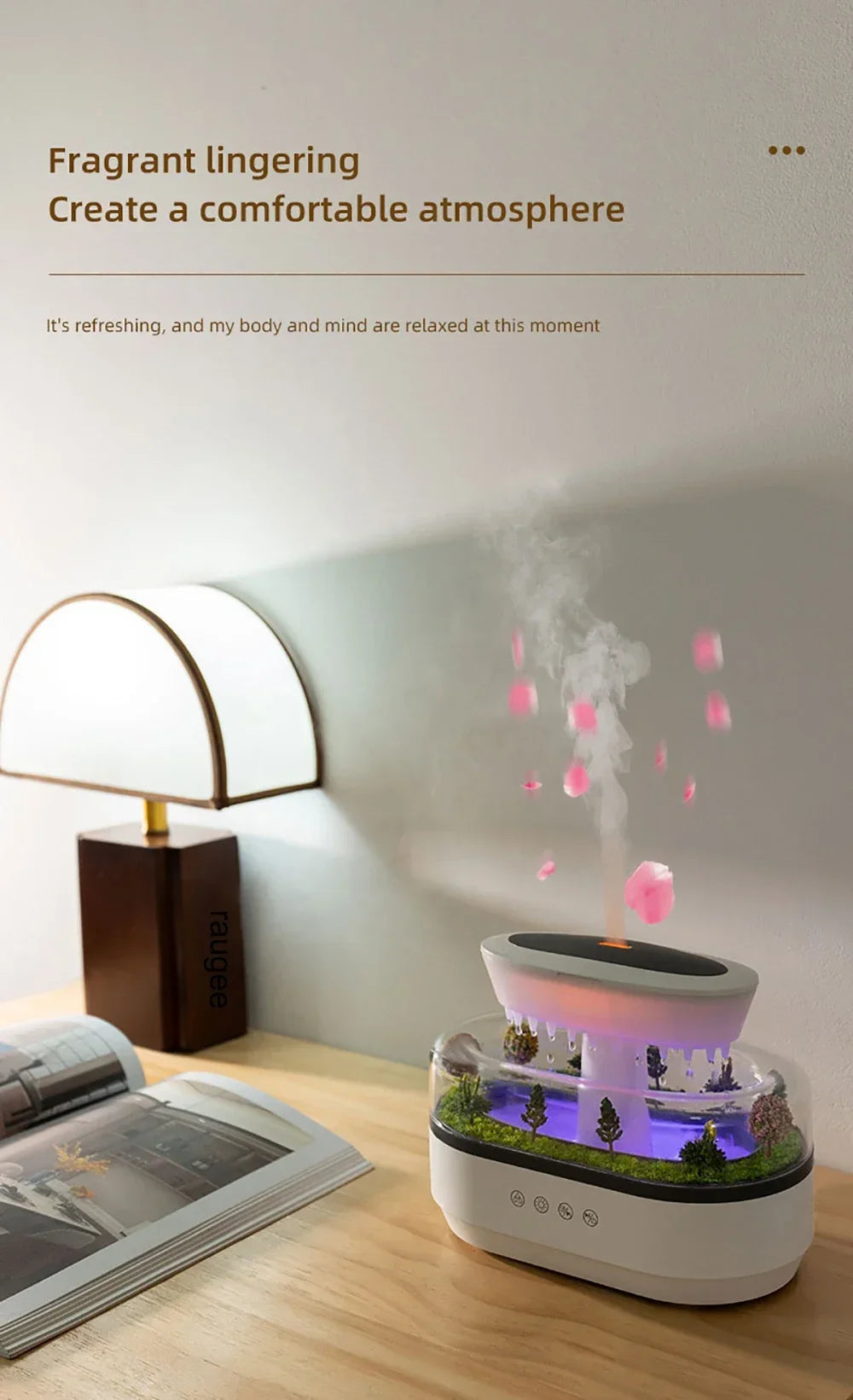 Essential oil diffuser - Forest landscape