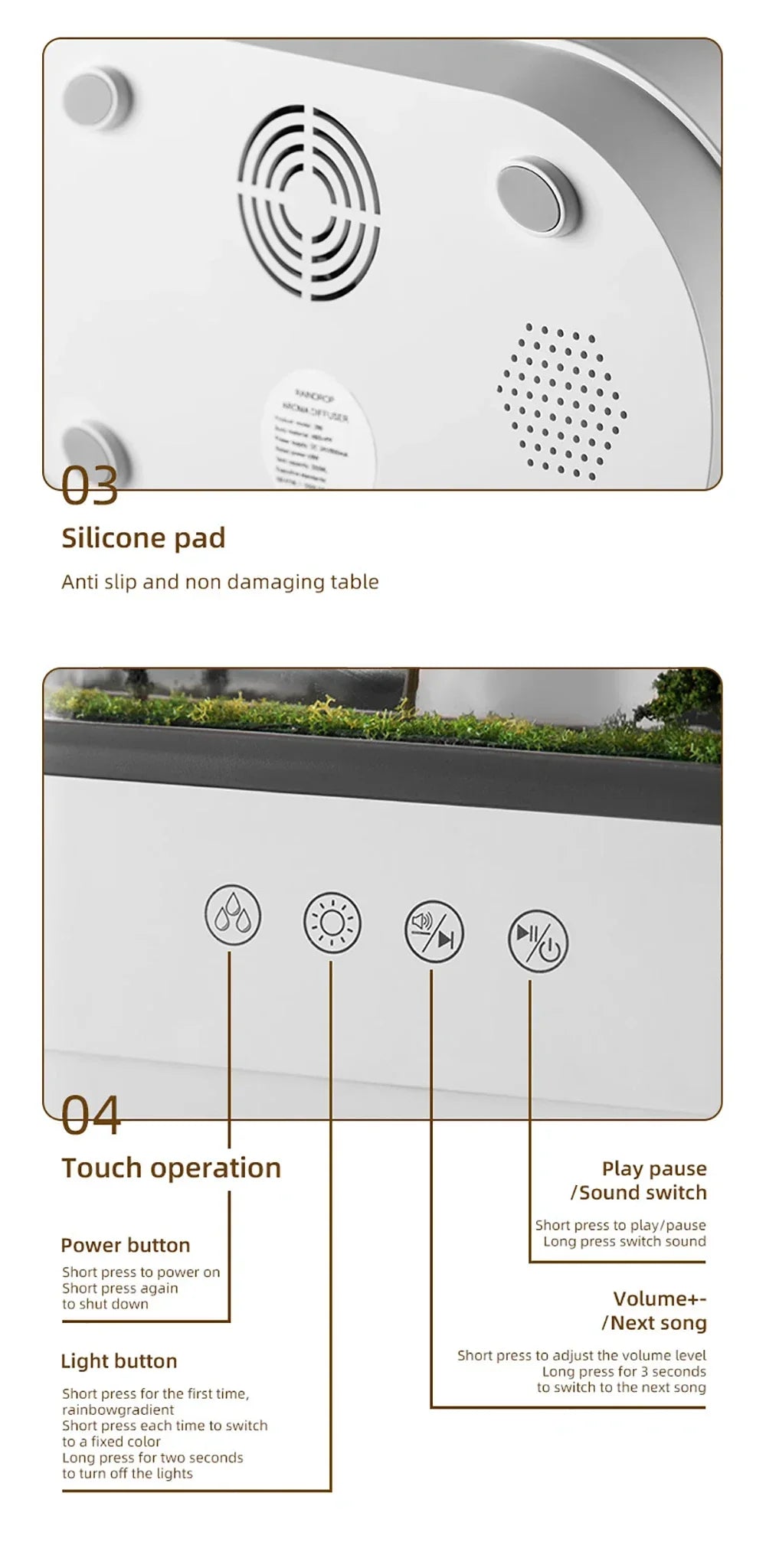 Essential oil diffuser - Forest landscape