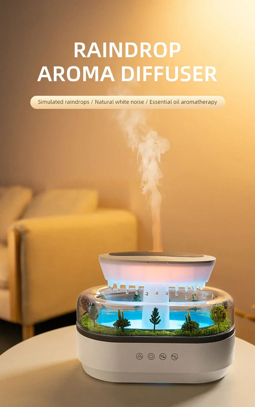 Essential oil diffuser - Forest landscape