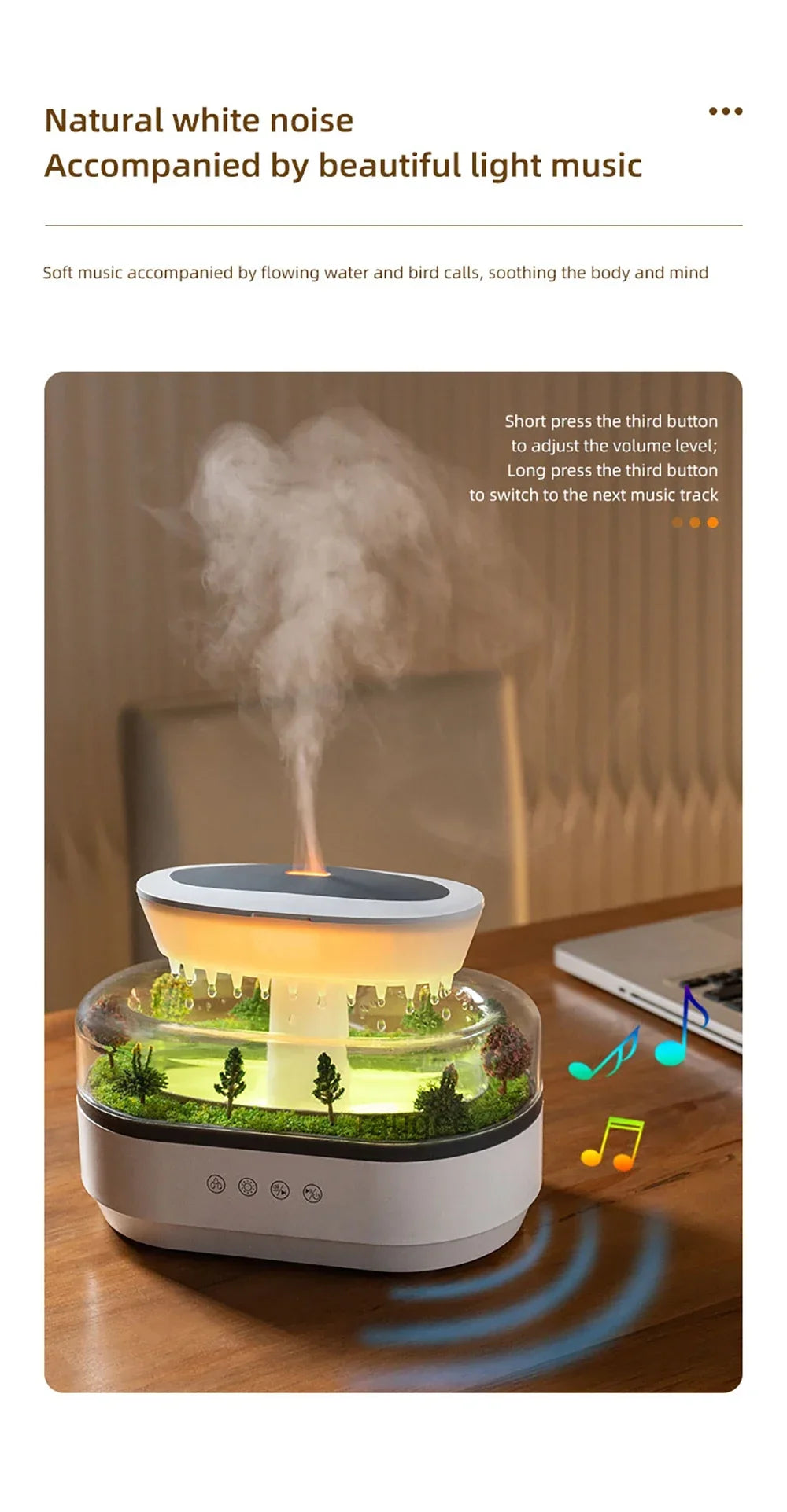 Essential oil diffuser - Forest landscape