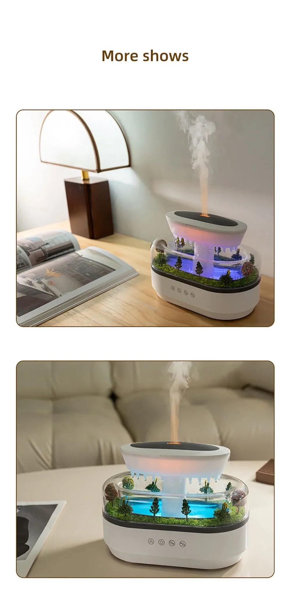 Essential oil diffuser - Forest landscape
