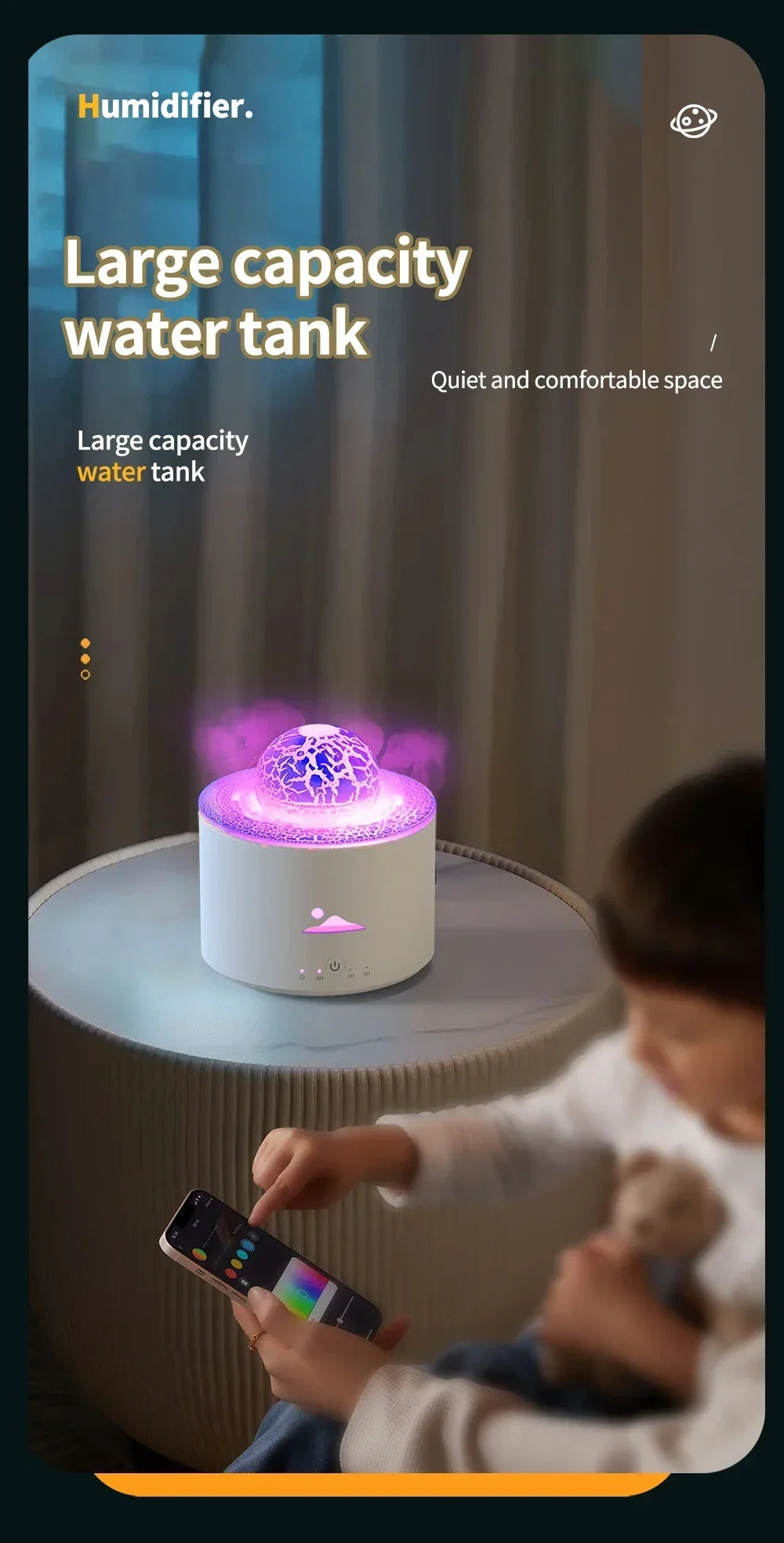 Essential oil diffuser - Volcano Flame