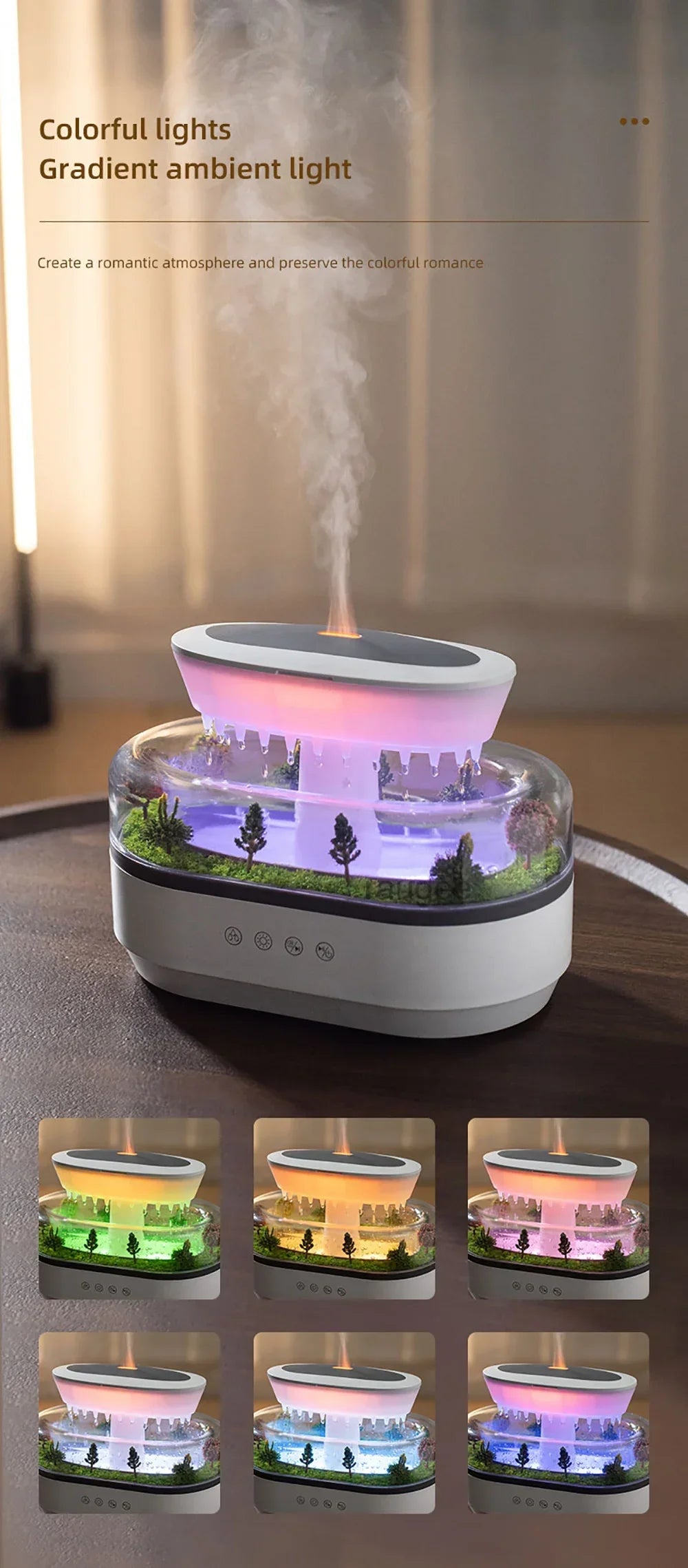Essential oil diffuser - Forest landscape