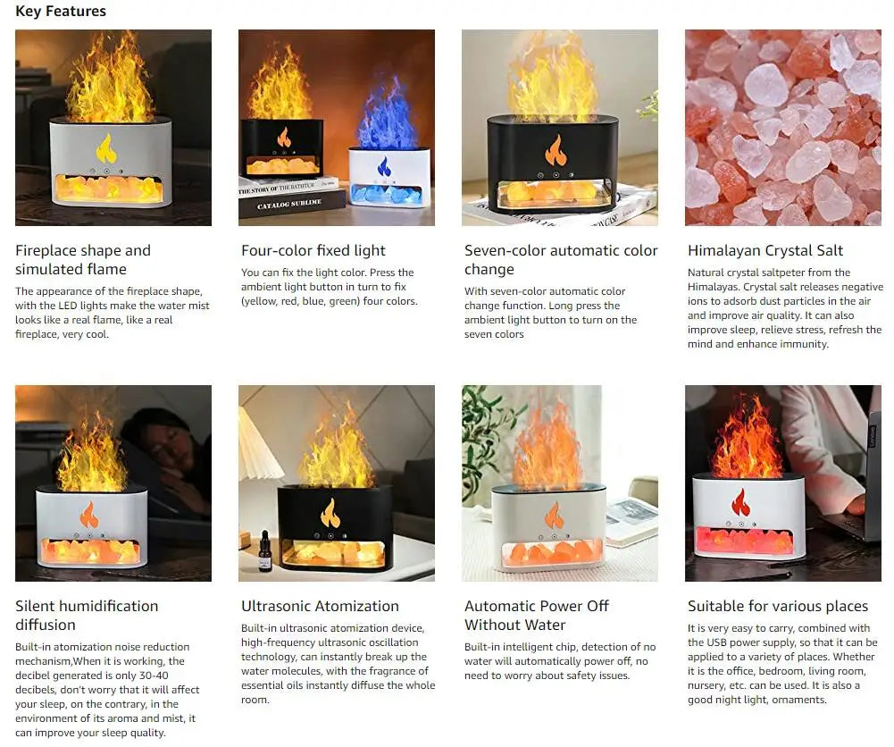 Essential oil diffuser - Flame