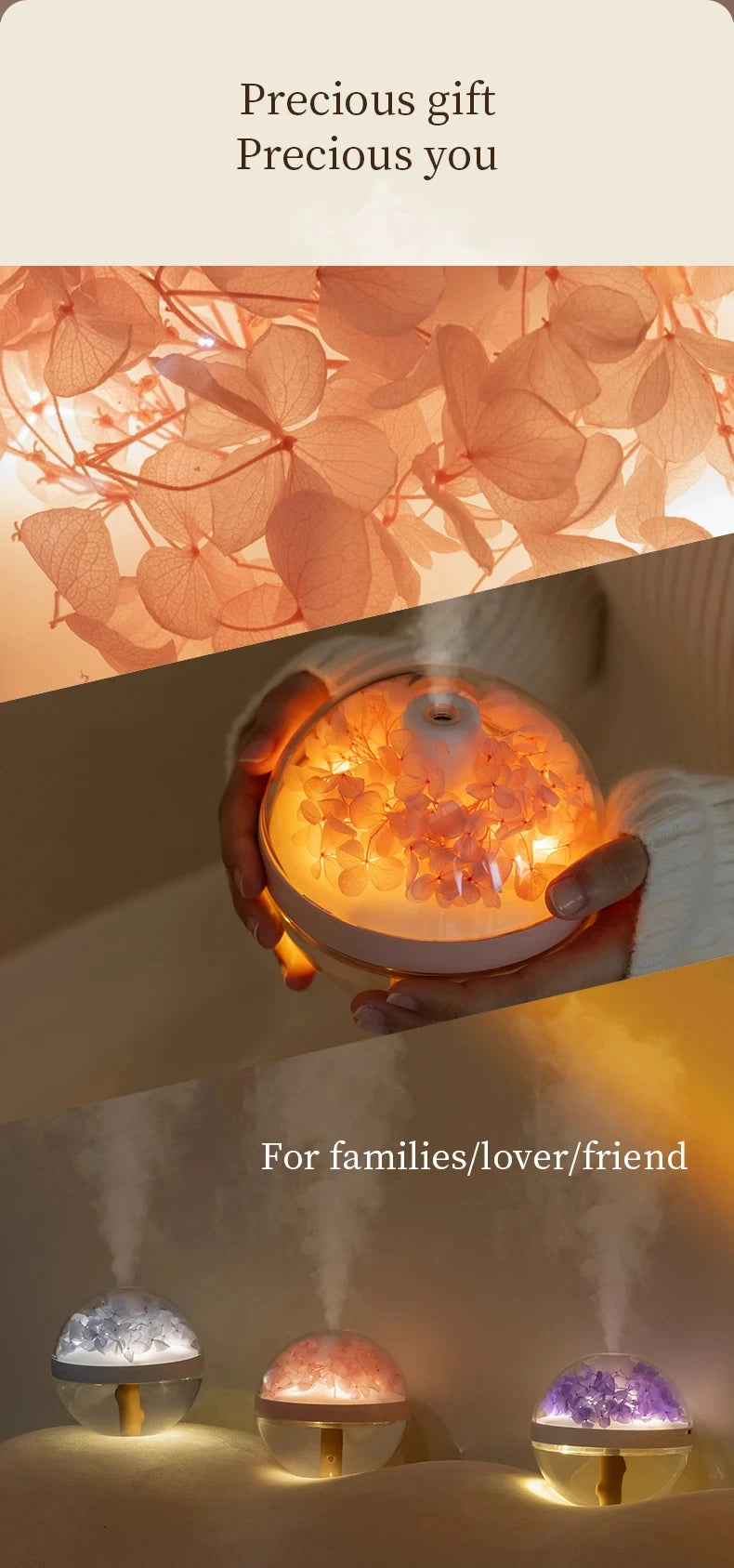 Essential oil diffuser - Eternal Flower