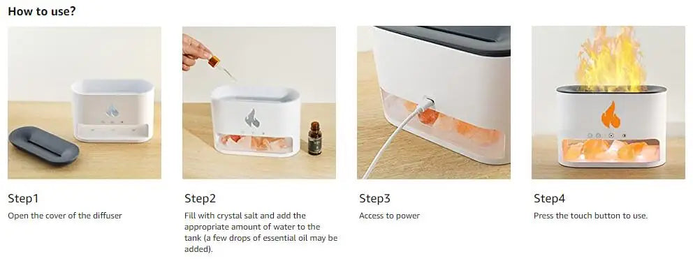Essential oil diffuser - Flame
